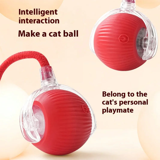 Interactive Dog Cat Ball, Active Rolling Ball for Dogs, Cat Toys Rolling Ball, Smart Interactive Dog Toys, Electric Cat Toy Ball Rechargeable - My Store